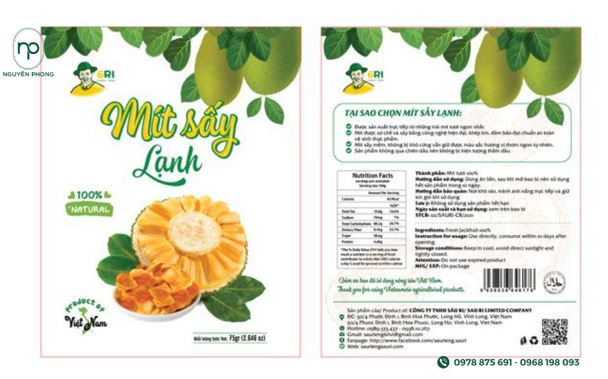 Tem mít sấy lạnh đầy đủ thông tin
